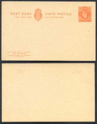 cp101b-kgvi-2d-2d-orange-post-office-issue-postcard-inland-reply-rouletted-mint