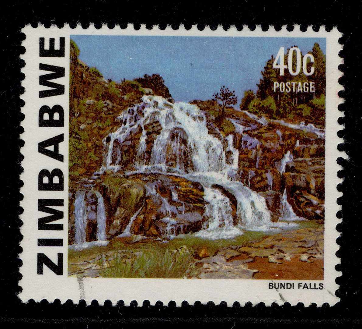 sg588a-zimbabwe-1980-3-40c-bundi-falls-defin-fine-used