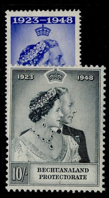 bechuanaland-gvi-sg136-137-1948-royal-silver-wedding-set-m-mint-cat-45