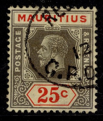 mauritius-gv-sg236a-25c-black-red-pale-yellow-fine-used-cat-80