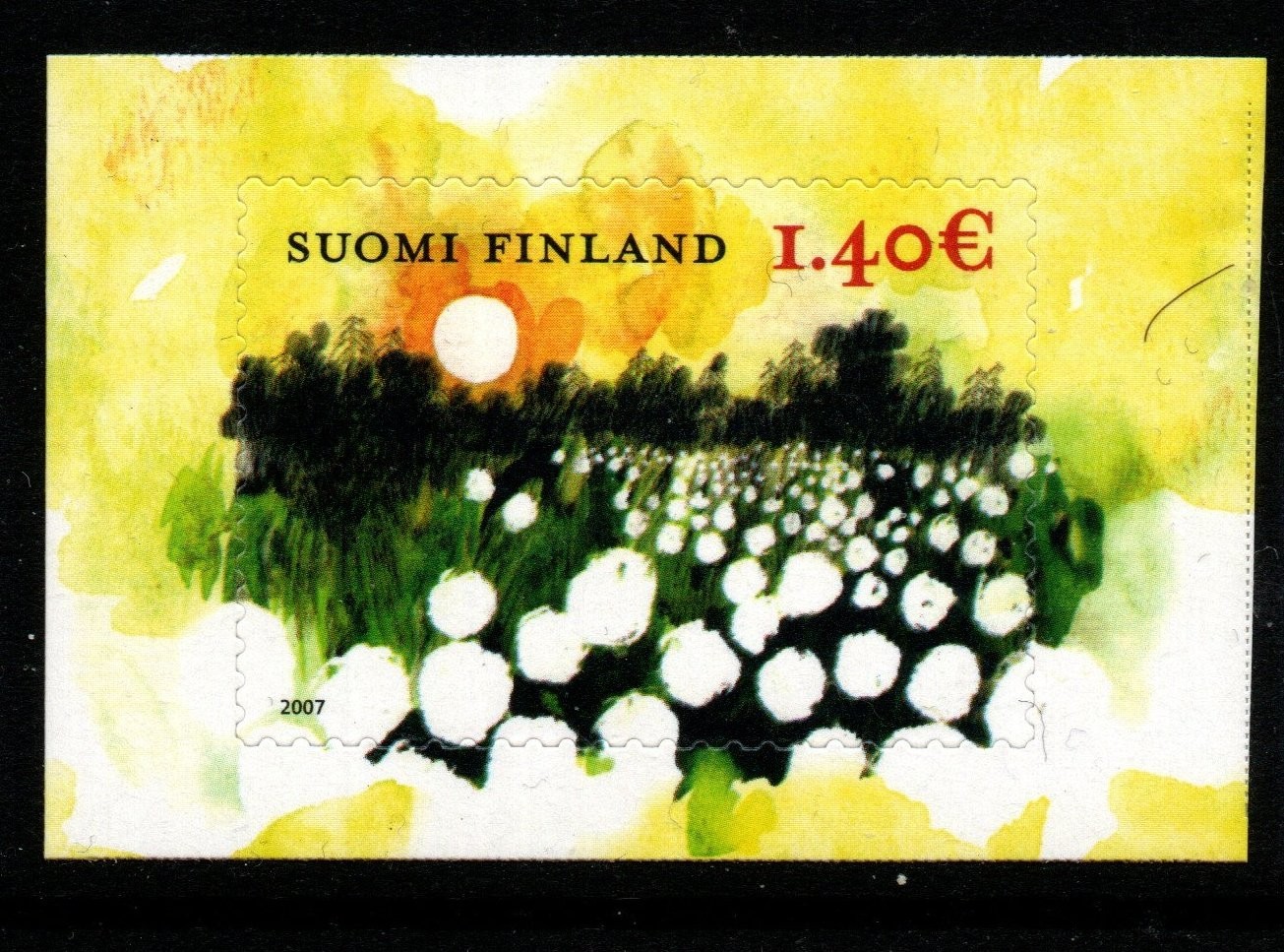 finland-sg1857-2007-sunset-self-adhesive-mnh
