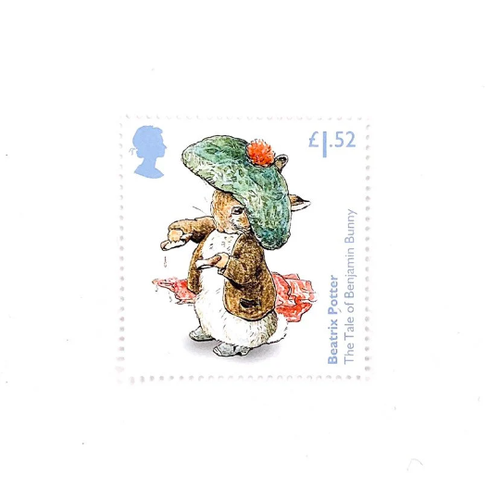 beatrix-potter-1-x-tale-of-benjamin-bunny-gb-high-value-mint-postage-stamp