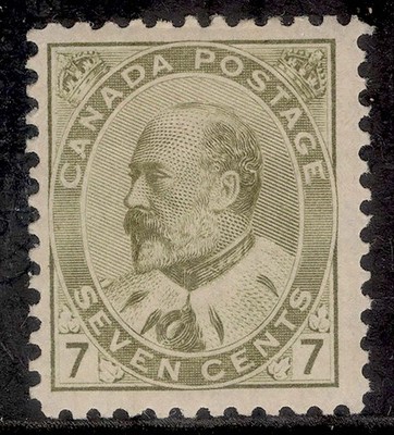 canada-edvii-sg181-7c-greenish-bistre-m-mint-cat-110