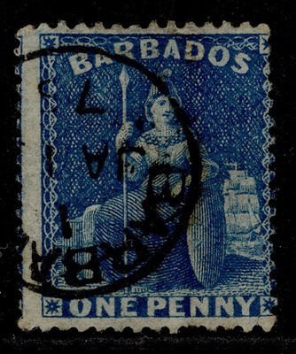 barbados-qv-sg66-1d-deep-blue-fine-used