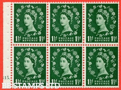 sg-572l-sb65-1d-green-a-mounted-mint-booklet-pane-of-6-cylinder-g1-b45247