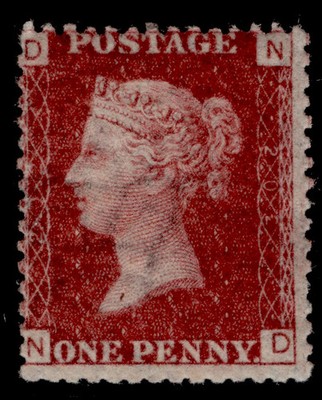 gb-qv-sg44-1d-lake-red-plate-202-lh-mint-cat-42-nd