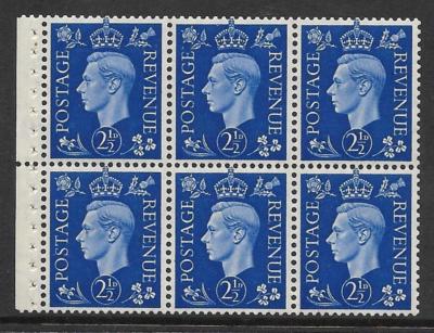 qb32a-perf-type-p-2d-blue-booklet-pane-unmounted-mint-mnh