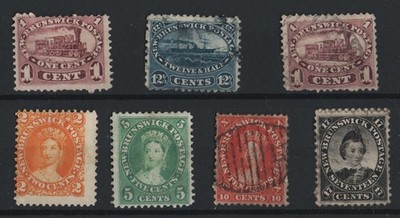 new-brunswick-1860-1c-17c-fu-or-unused-range-sg7-19-c390