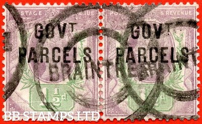 sg-o65-o65a-l24-l24a-1d-green-and-purple-govt-parcels-a-good-b83849