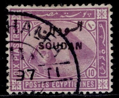 sudan-qv-sg9-10p-mauve-fine-used-cat-70