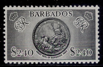 barbados-gvi-sg282-2-40-black-m-mint-cat-28