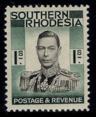 southern-rhodesia-gvi-sg48-1s-black-blue-green-m-mint