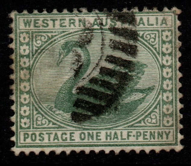 western-australia-sg94-1885-d-yellow-green-used