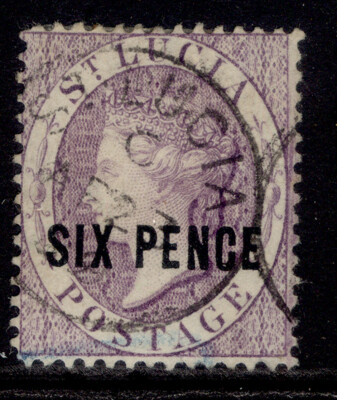 st-lucia-qv-sg28-6d-violet-fine-used-cat-50-cds