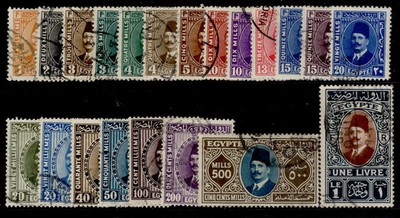 egypt-gv-sg148-172-1927-basic-set-fine-used