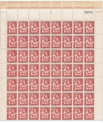 somaliland-1938-2a-sheep-maroon-sg95-complete-um-sheet-of-120-study