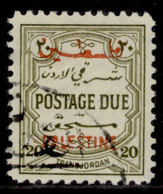 sg-pd29-jordan-occ-palestine-1948-20m-olive-green-due-p12-fine-used-cat-120