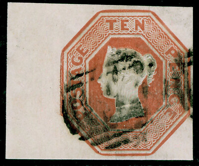 gb-qv-sg57-scarce-10d-brown-cut-square-very-fine-used-cat-1500-marginal