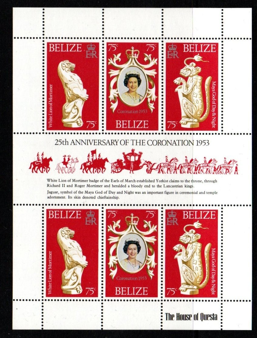 belize-sg464a-1978-coronation-sheetlet-mnh