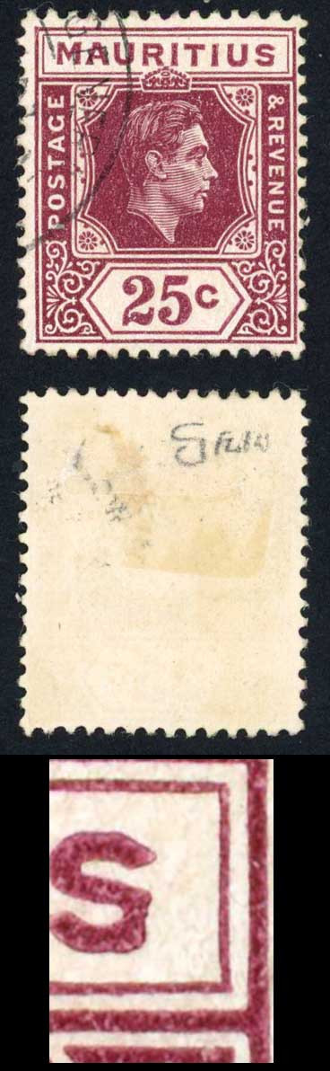 mauritius-sg259-25c-damage-s-flaw-superb-used-not-listed-in-sg