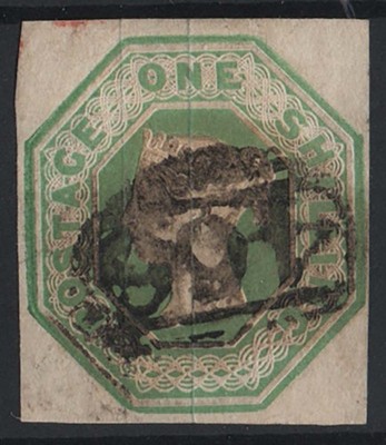 gb-1847-1s-pale-green-embossed-vgu-cut-square-4-good-margins-sg54