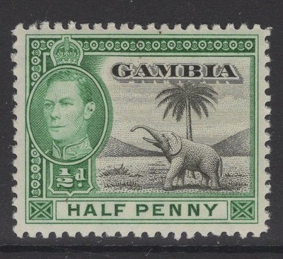 gambia-sg150-1938-d-black-emerald-green-mtd-mint