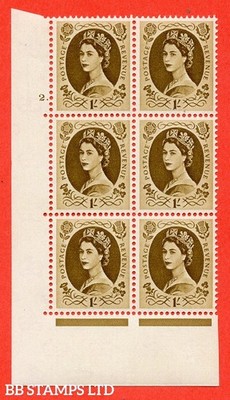 sg-584-s138-1-bistre-brown-an-unmounted-mint-cylinder-block-of-6-cy-b50998