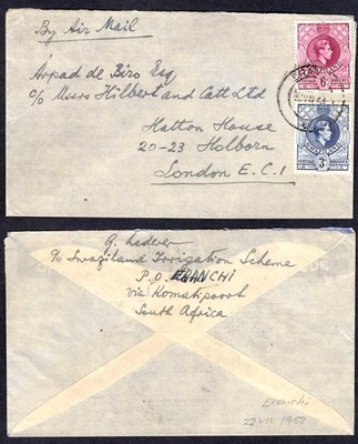 swaziland-kgvi-3d-and-6d-on-airmail-cover-to-london