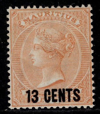 mauritius-qv-sg86-13c-on-3d-orange-red-m-mint-cat-32