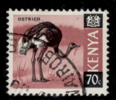 kenya-qeii-sg28-70c-black-claret-fine-used