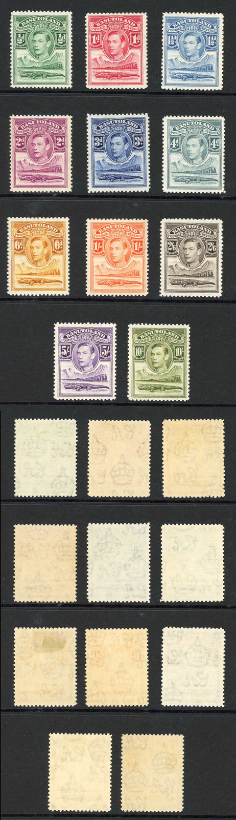 basutoland-sg18-28-kgvi-set-of-11-m-m-cat-130-pounds