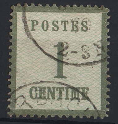 france-1870-alsace-1c-green-superb-centring-very-fine-cds-sg1-c130
