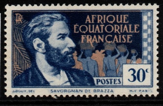 french-equatorial-africa-sg45-1940-30c-blue-flesh-mnh