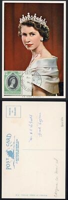 cayman-islands-1953-coronation-1d-on-maxi-card-georgetown-postmark