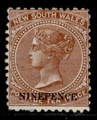 australia-new-south-wales-qv-sg236db-9d-on-10d-red-brown-m-mint-cat-12