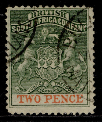 rhodesia-qv-sg20-2d-deep-dull-green-vermilion-fine-used