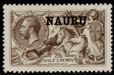 nauru-gv-sg24b-2s-6d-chocolate-brown-lh-mint-cat-500-opt-double-one-albino