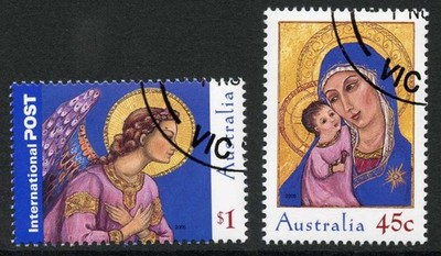 australia-sg2571-2-2005-christmas-set-fine-used