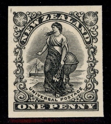 new-zealand-edvii-1909-1d-dominion-imperf-plate-proof-grey-black-ungummed-card