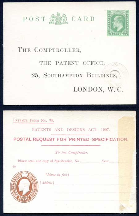 co10-kevii-1-2d-pre-paid-postcard-unused-rare