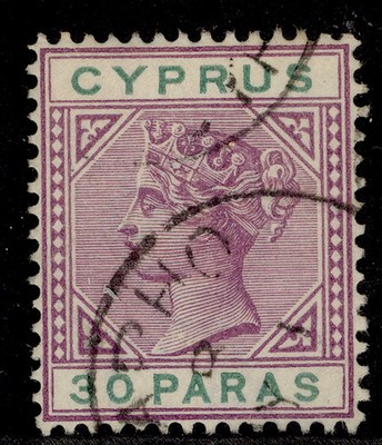 cyprus-qv-sg41-30pa-bright-mauve-green-fine-used