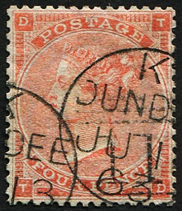 4d-sg-80-pale-red-vfu-perfectly-centred-two-dundee-1863-cds-scarce