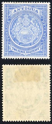 antigua-sg46-2-1-2d-ultramarine-wmk-mult-ca-fresh-colours-m-m-cat-23-pounds