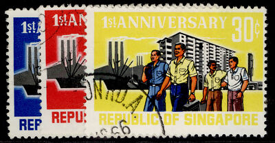 singapore-qeii-sg89-91-1966-republic-set-fine-used