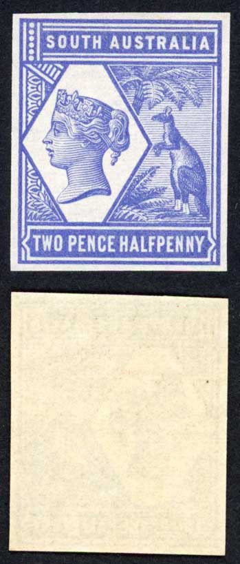 south-australia-1894-2-1-2d-colour-trial-in-cobalt-blue-no-wmk-paper-fresh-u-m