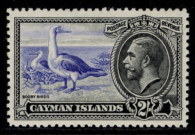cayman-islands-gv-sg105-2s-ultramarine-black-m-mint-cat-50