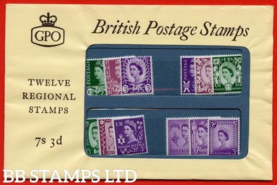 1960-regional-pack-of-12-values-uk-edition-a-very-fine-example-of-this-b82870