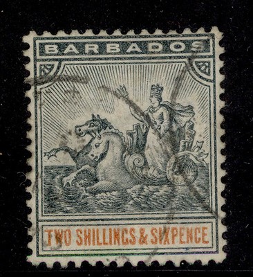 barbados-qv-sg114-2s-6d-blue-black-orange-fine-used-cat-75