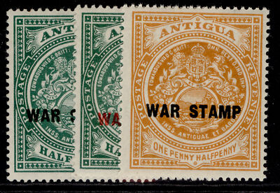 antigua-gv-sg52-54-1916-war-tax-set-m-mint