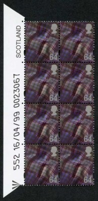 s-wonp64a-scotland-walsall-64p-warrant-block-of-8-dated-16-04-99